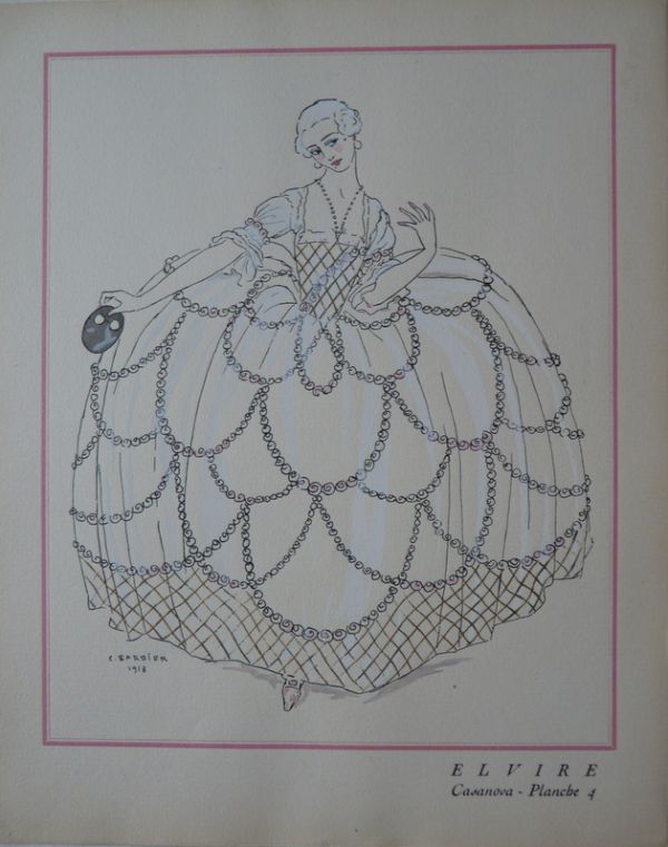 Various artists Pochoir Prints. - Image 2